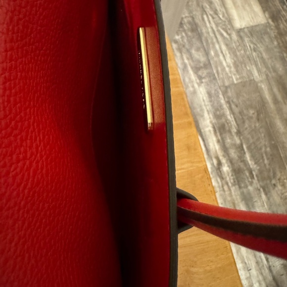 Michael Kors Red Leather Handbag - Picture 7 of 11